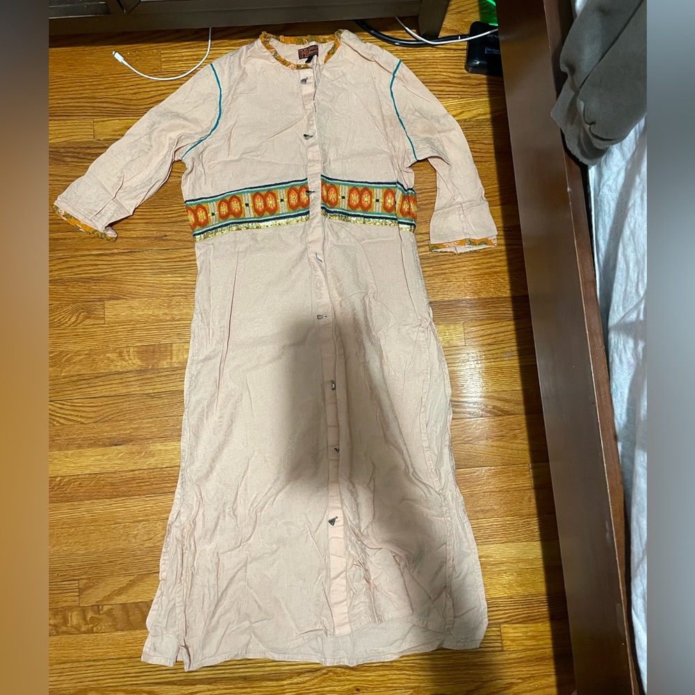 Women’s Dress Casual Lightweight Traditional Boho Embroidered Geometric